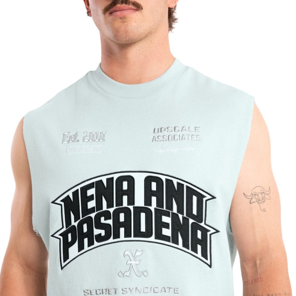 NXP Pride Loopback Raptor Muscle Tee - Pastel Blue