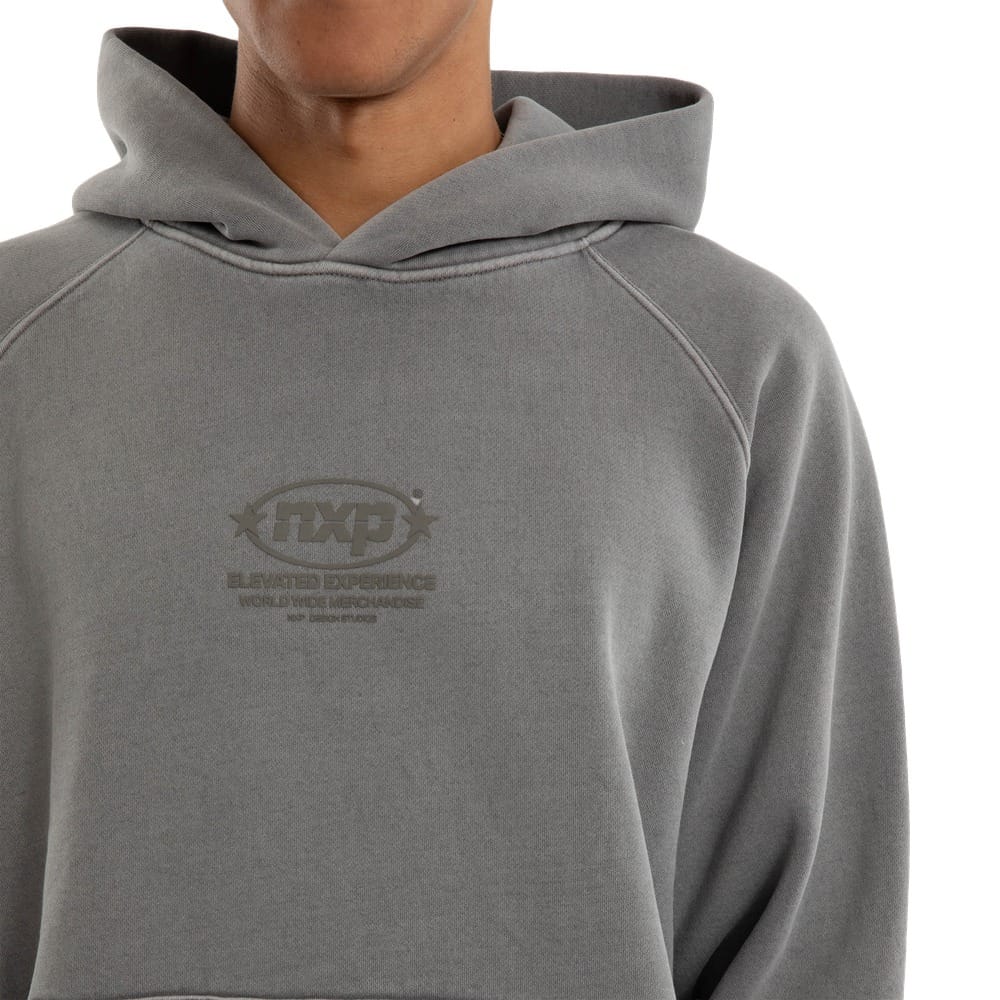 NXP Rhythm Raglan Fleece Hoodie - Pigment Frost Grey