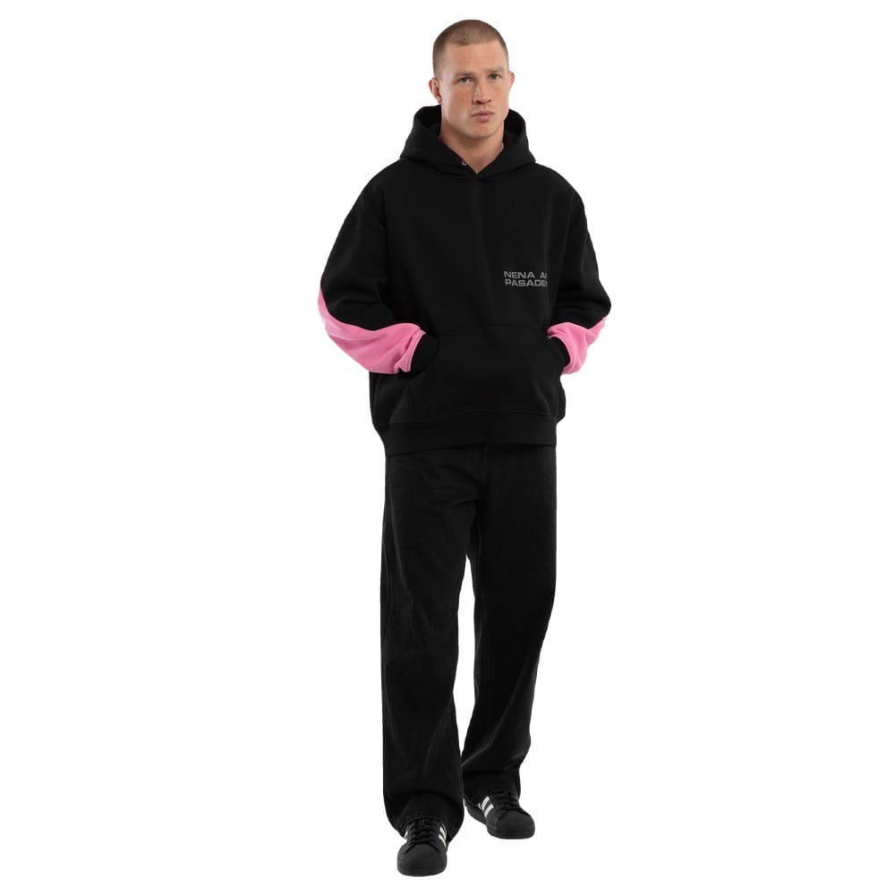 NXP Zone Box Fit Hoodie - Black / Pink
