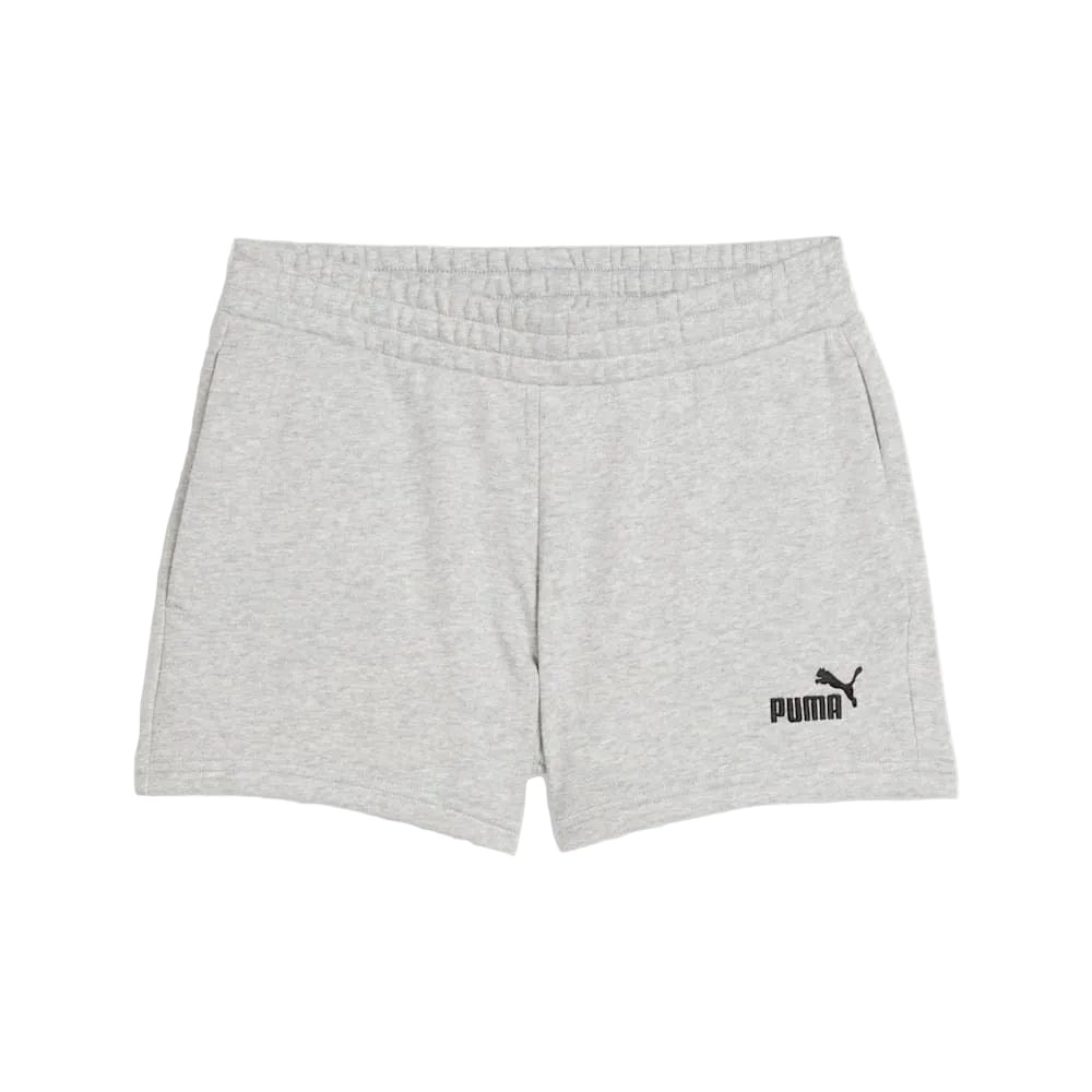 PUMA Womens Ess Small Logo Short - Light Grey Heather