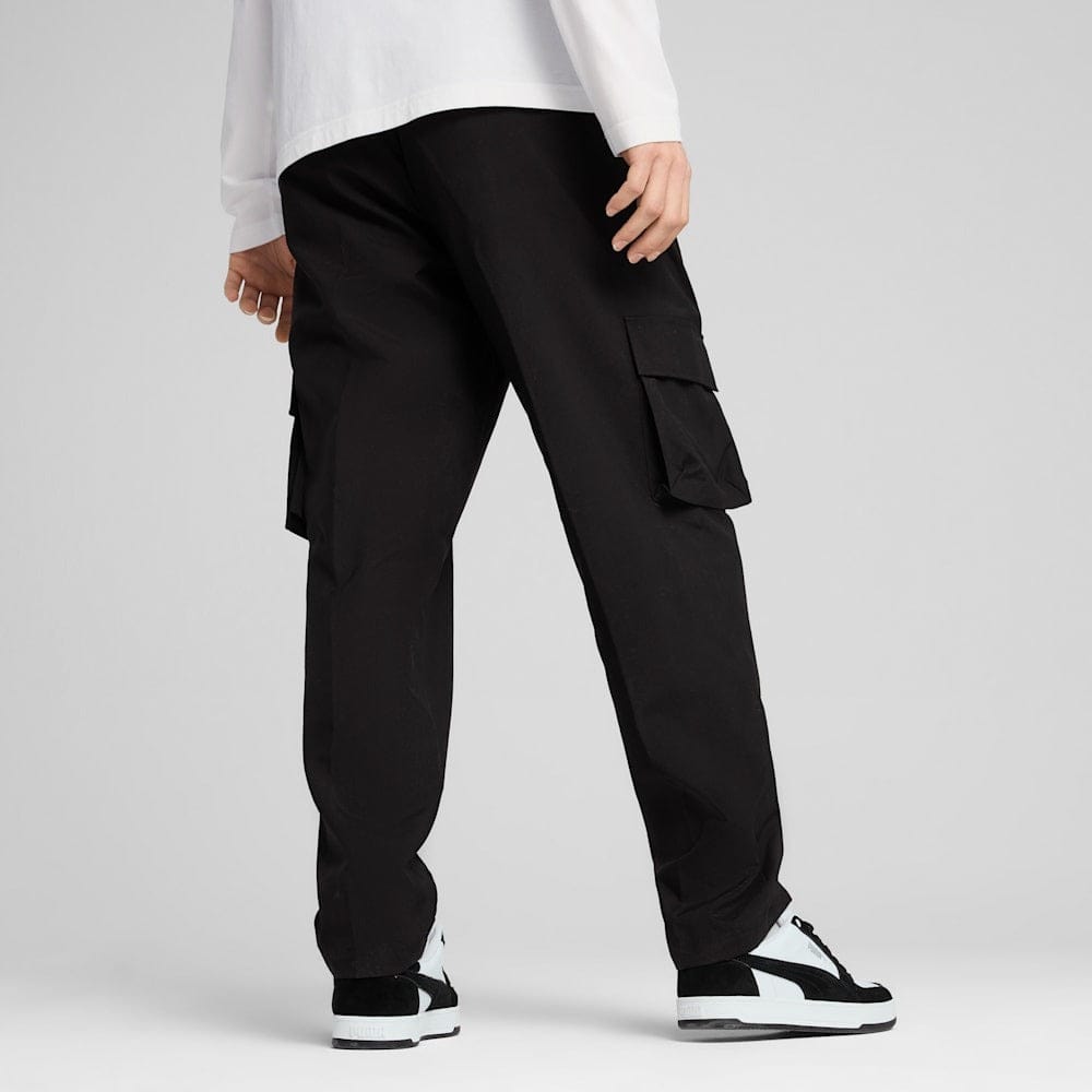 PUMA Essentials No. 1 Logo Men's Woven Cargo Pants - Black