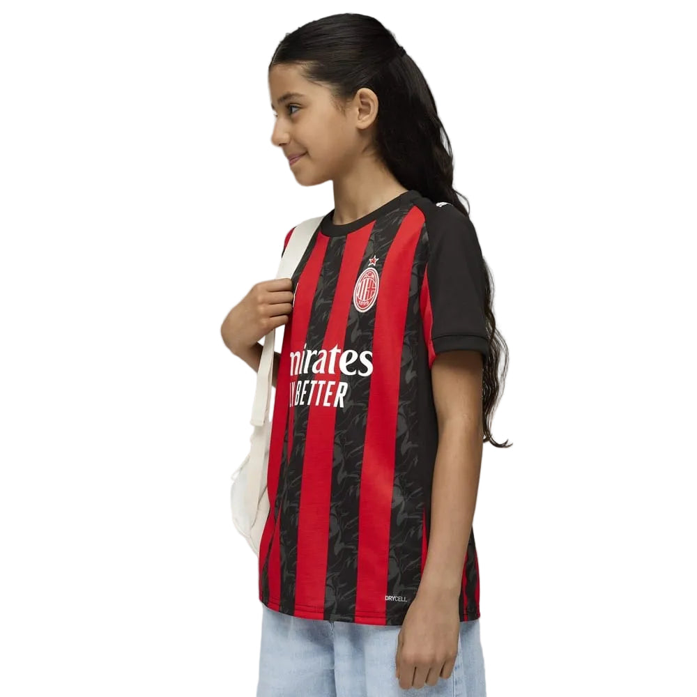 PUMA Childrens Milan 2026 Home Jersey - Black / All Time Red