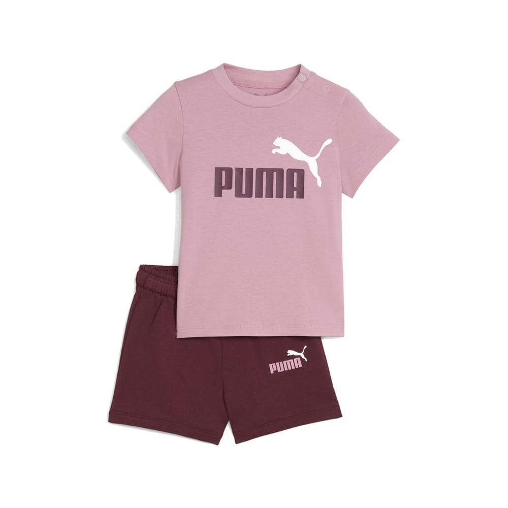 PUMA Infants Essentials Tee & Shorts Set - Poised Pink