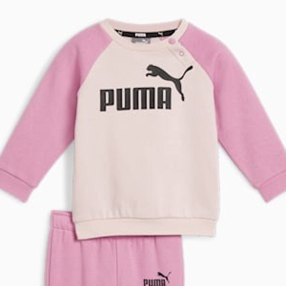 PUMA Infants Minicats Raglan Jogger Set - Mauved Out