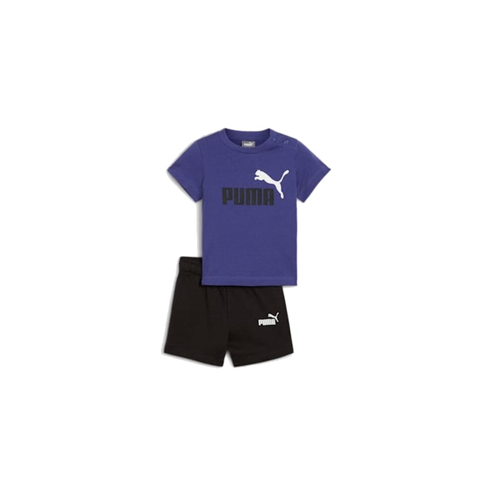 PUMA Infants Minicats Tee & Shorts Set - Lapis Lazuli