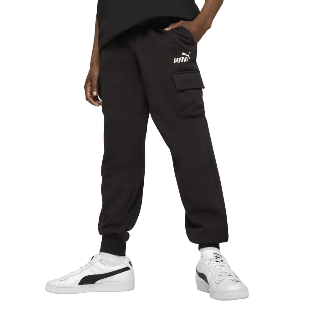 PUMA Kids Essential 1 Logo cargo Track Pant - Black