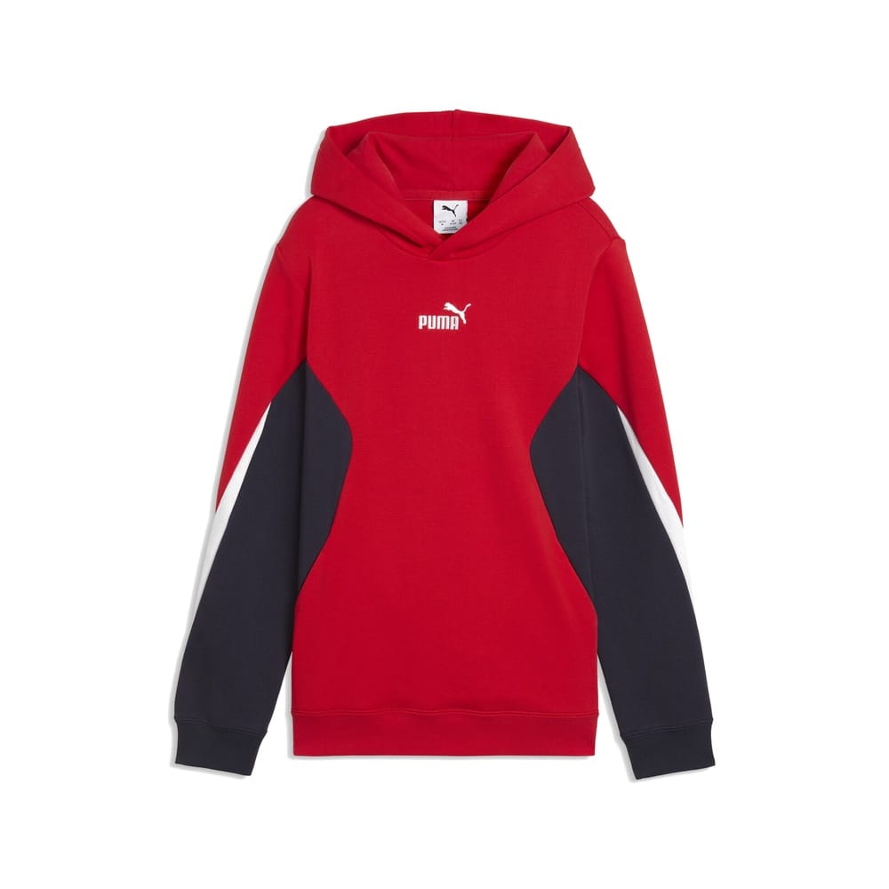 PUMA Youth Essentials Block Hoodie - All Time Red