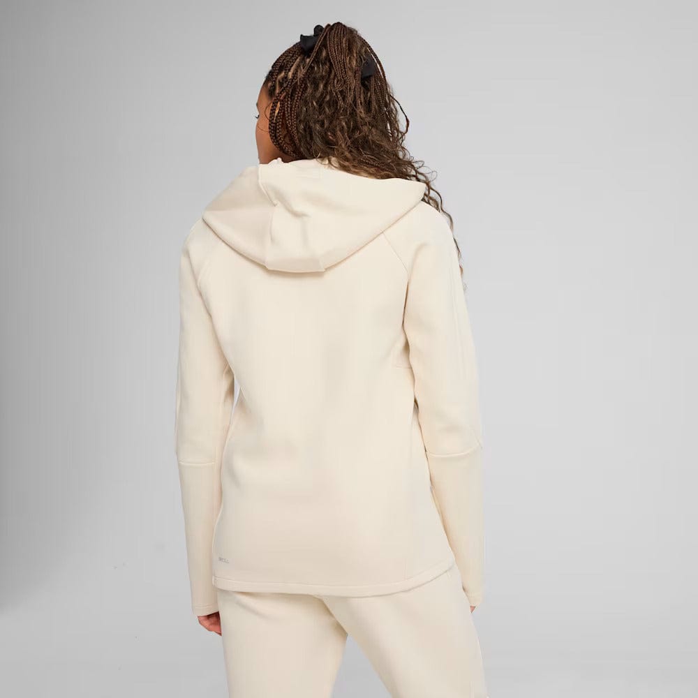PUMA Women's EVOSTRIPE Full-Zip Hoodie - Alpine Snow