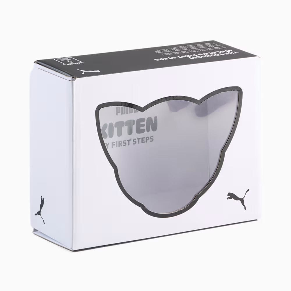 PUMA Infants Kitten Premium V Slip On - Black / White / Gold