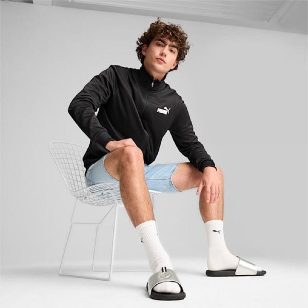 PUMA Cool Cat 2.0 Metallic Slide - Black / Silver