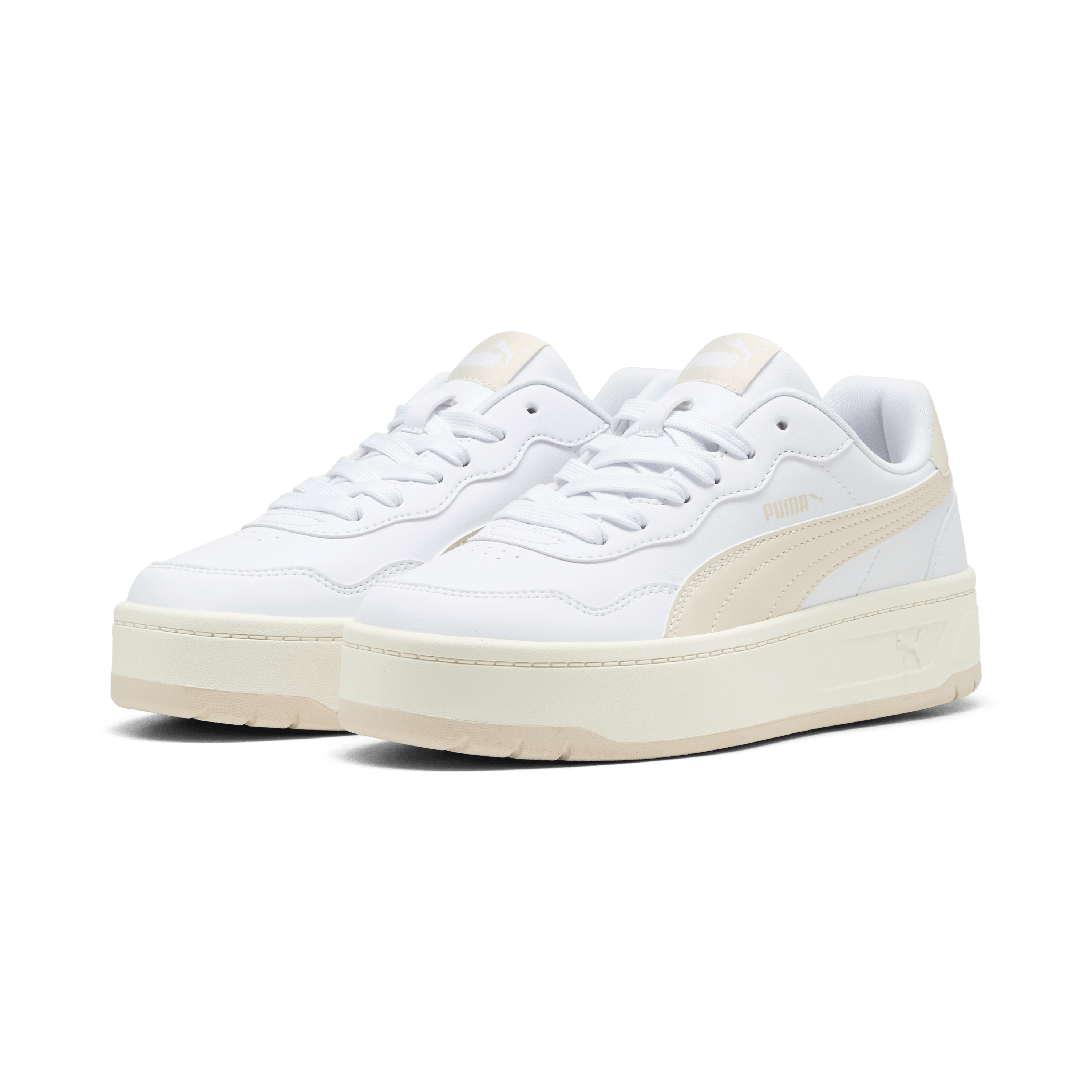 PUMA Womens Court Lally Skye - White / Alpine Snow