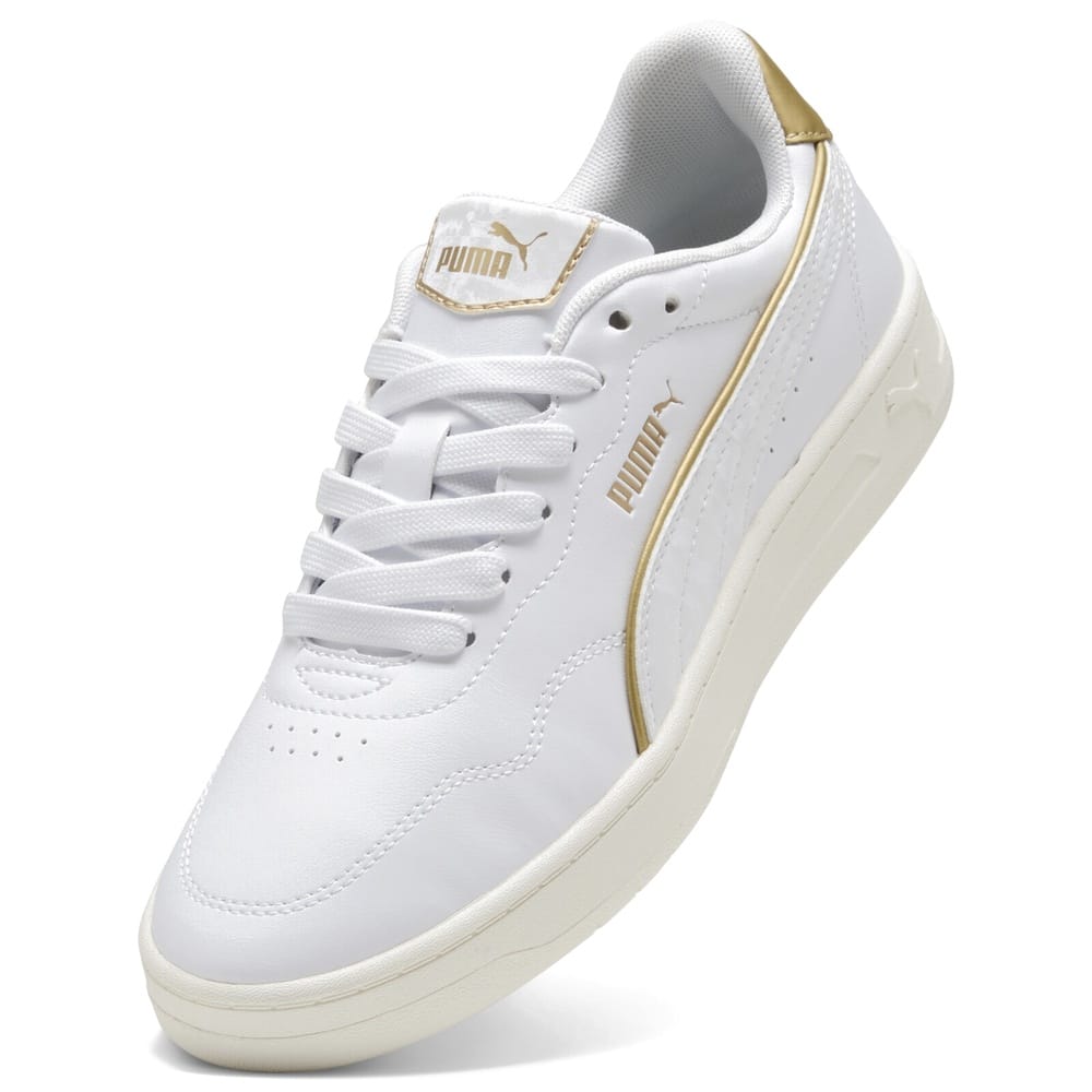 PUMA Womens DayINight Court Lally - White / White / Gold