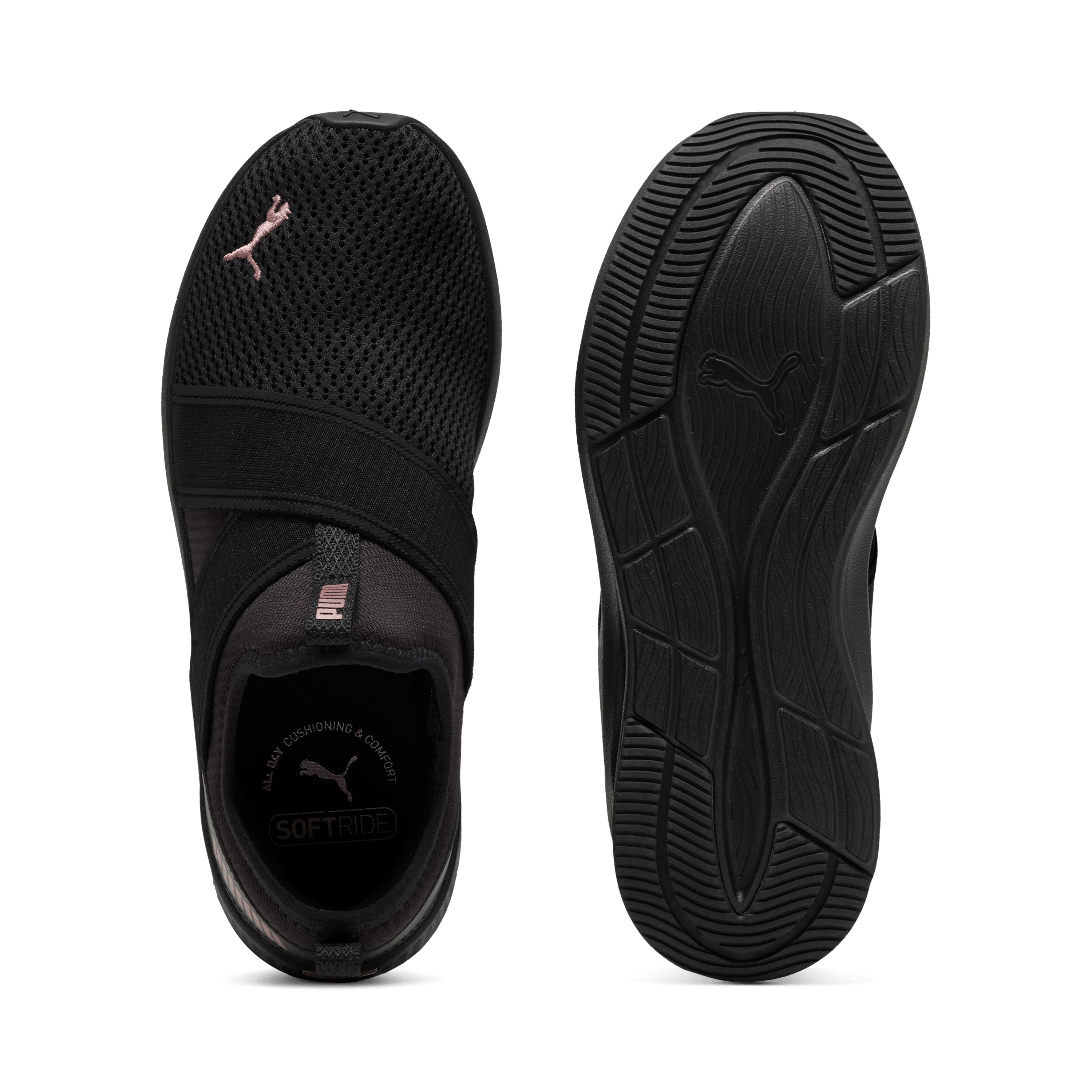 PUMA Womens Softride Harli Slip on - Black