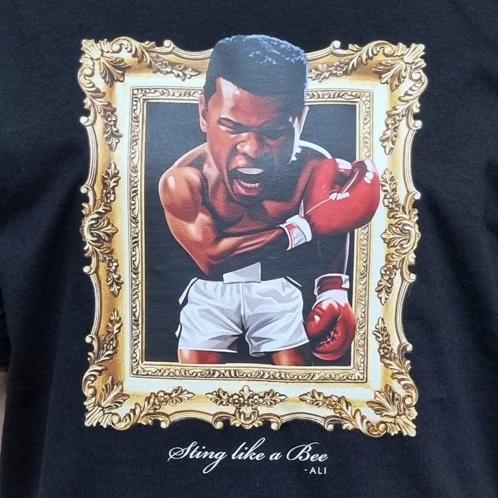 Retro Kings Ali Frame Tee - Black