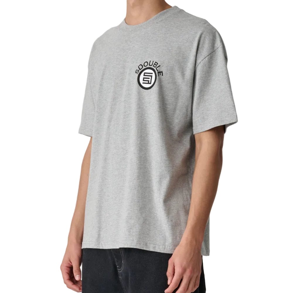S / DOUBLE Arch Dot SS Tee - Grey Heather