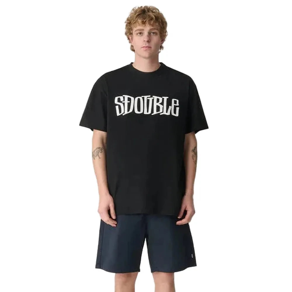 S / DOUBLE Design By Tee - Black