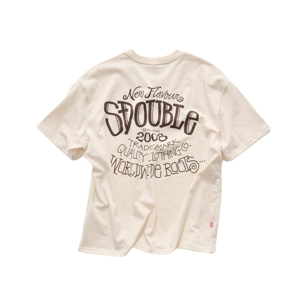 S / DOUBLE New Flavour Tee - Unbleached