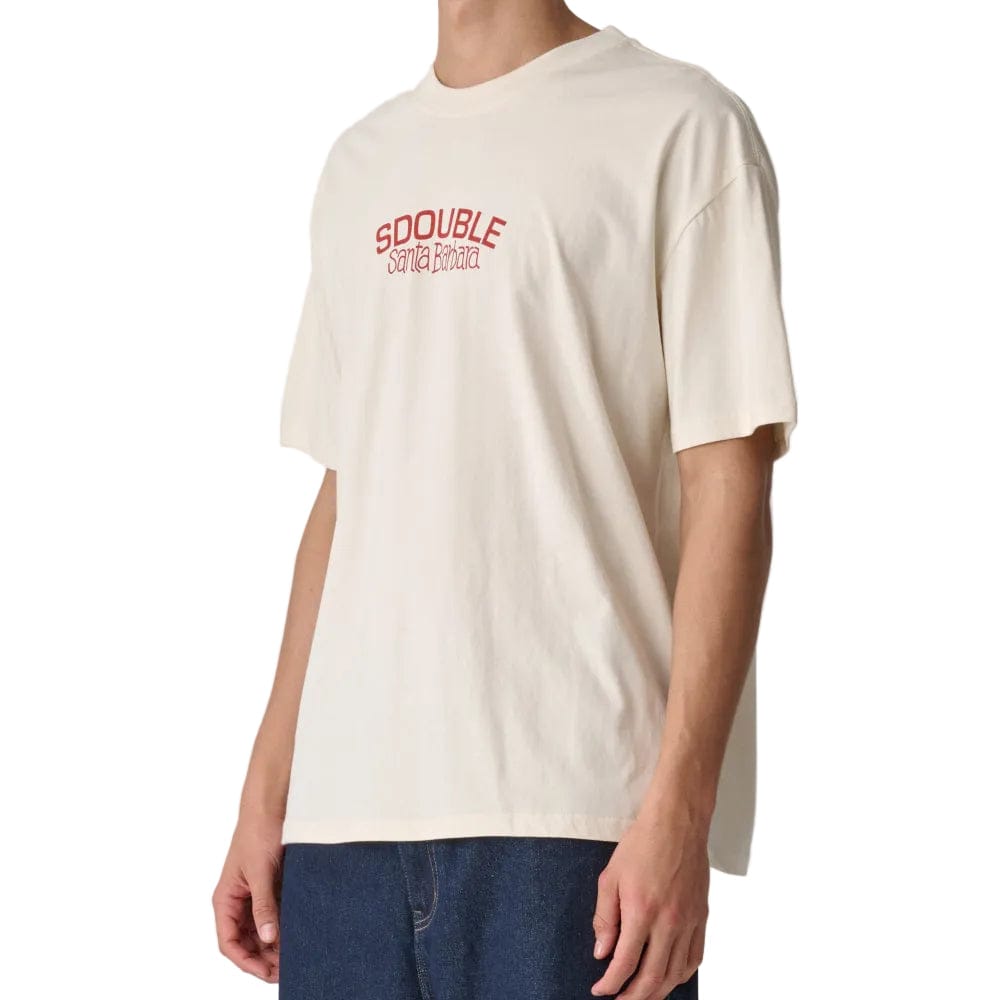 S / DOUBLE Santa Barbara SS Tee - Unbleached
