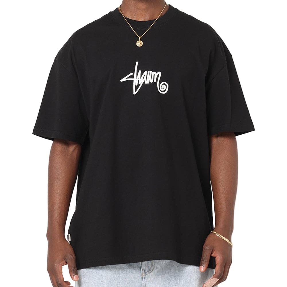 S / DOUBLE Small Stock SS Tee - Black