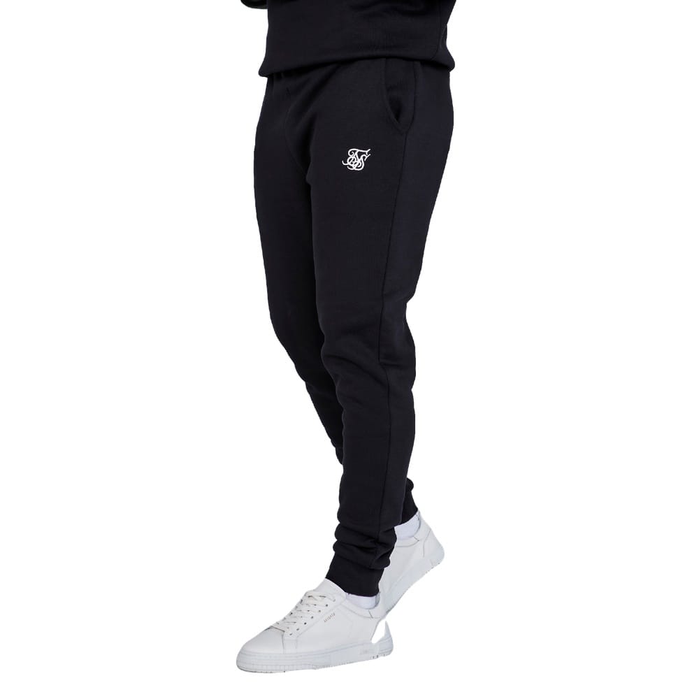 SikSilk Essential Cuffed Jogger - Black