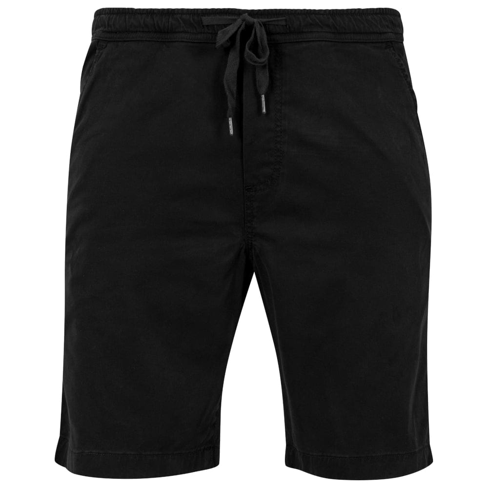 Urban Classics Stretch Twill Jog Shorts - Black