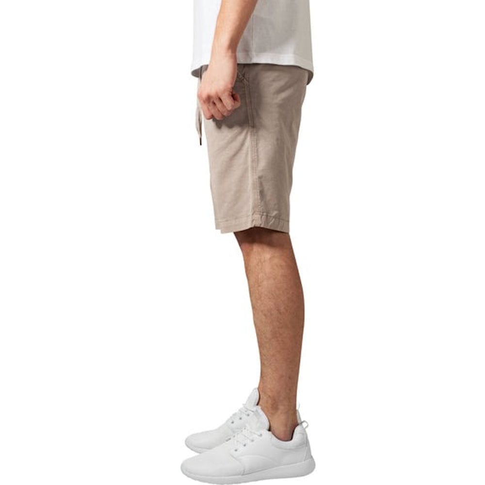 Urban Classics Stretch Twill Jog Shorts - Sand