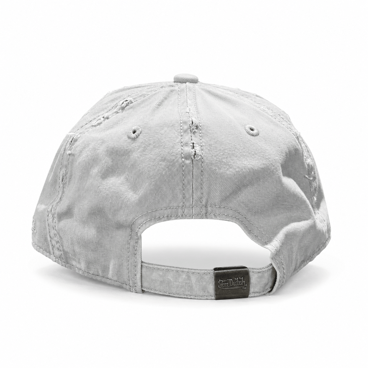Von Dutch Flames Dad Cap - Light Grey