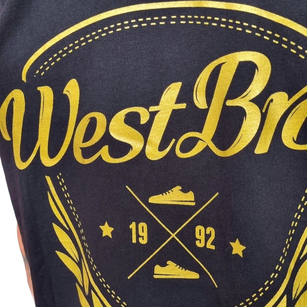 West Brothers Shield Tee - Black / Gold