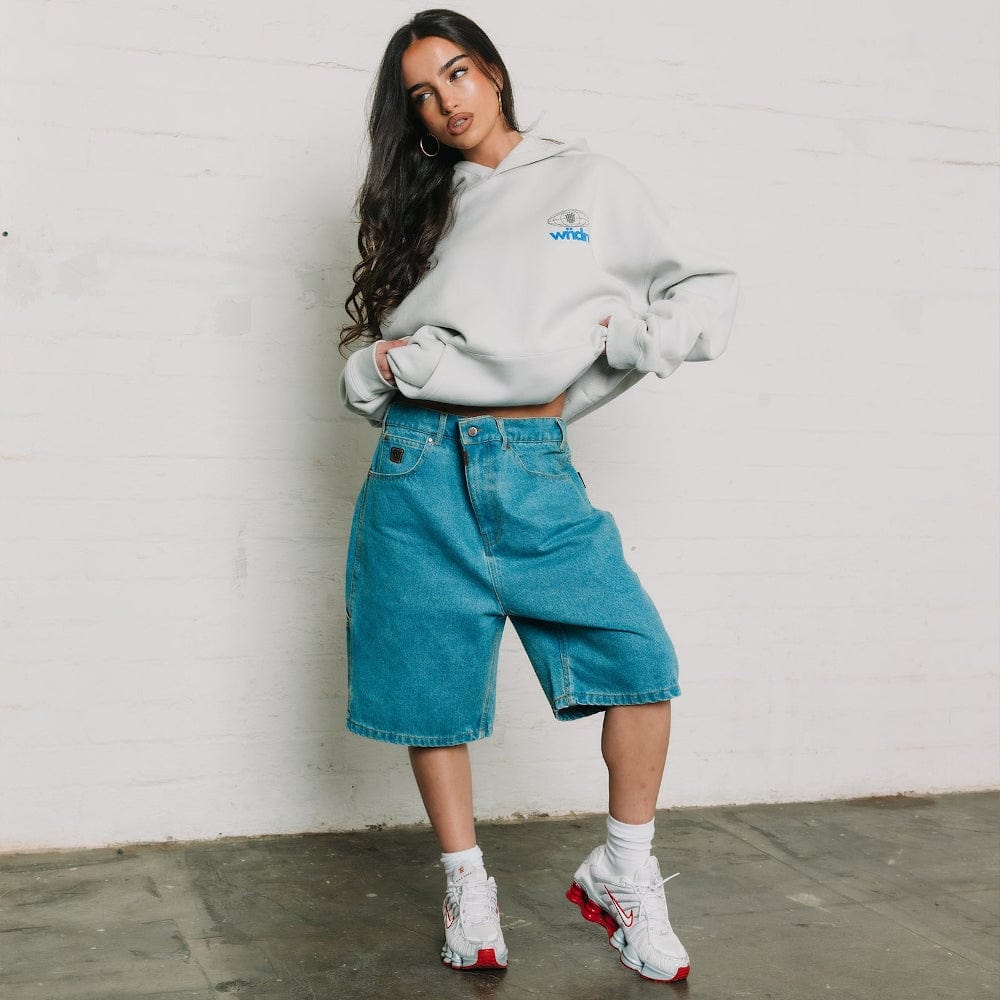 WNDRR Booster Denim Short - Washed Blue