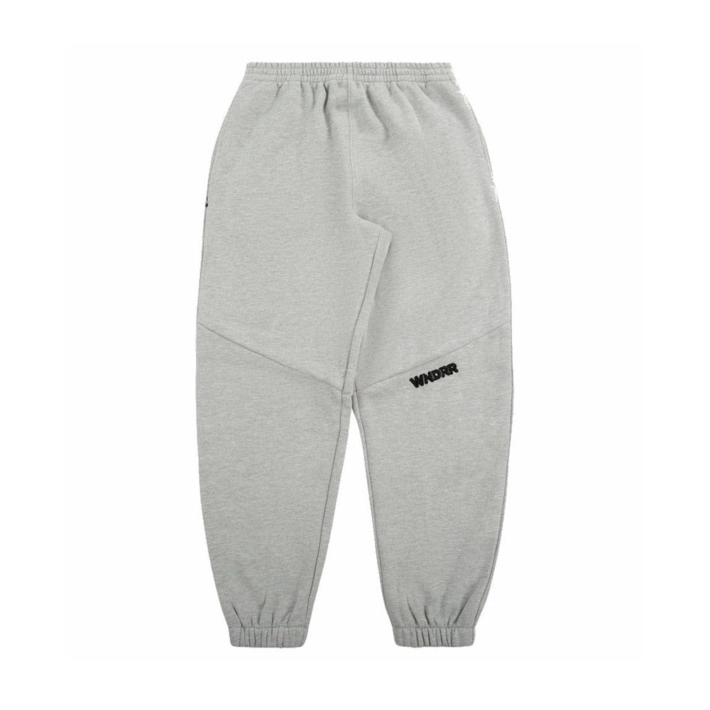 WNDRR Halo Baggy Trackpant - Grey Marle