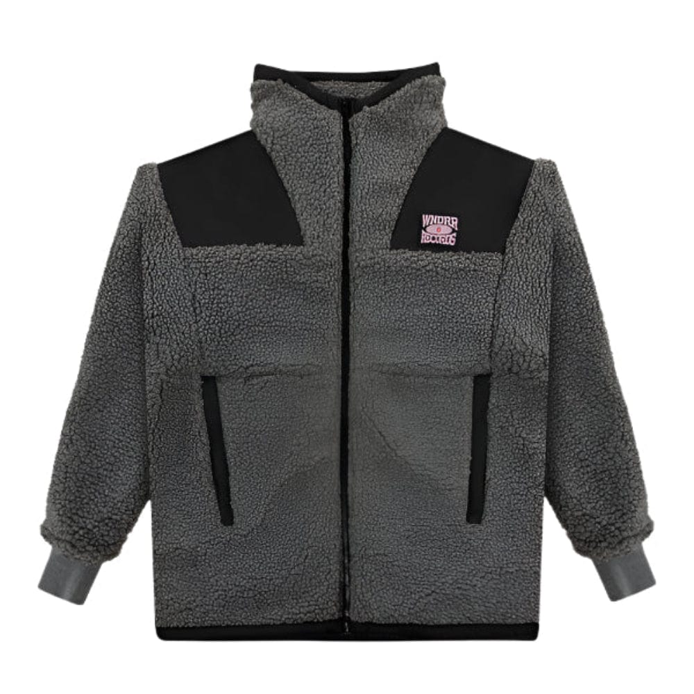 WNDRR Arc Sherpa Jacket - Charcoal / Black