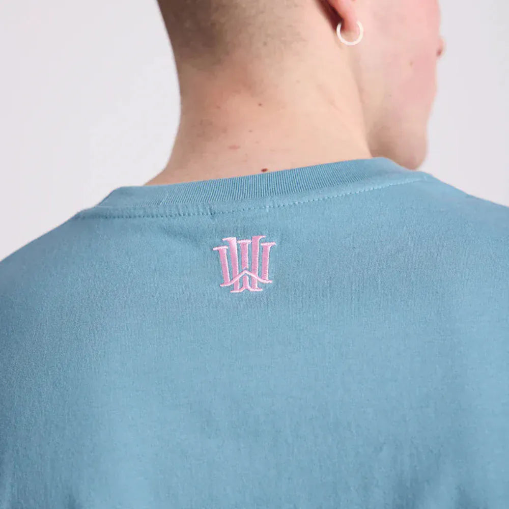 WNDRR Archetype Box Fit Tee - Dusk Blue