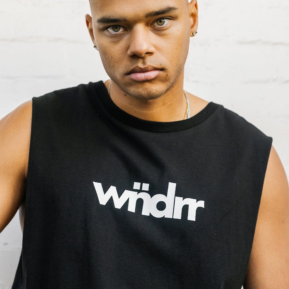 WNDRR Ascend Muscle Top - Black