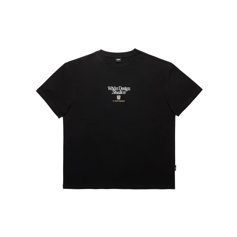 WNDRR Atelier Box Fit Tee - Black