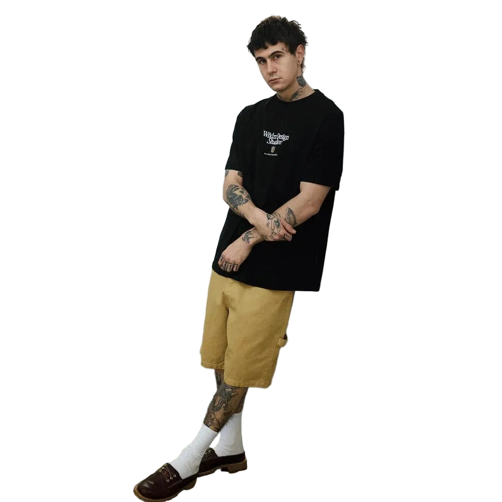 WNDRR Atelier Box Fit Tee - Black