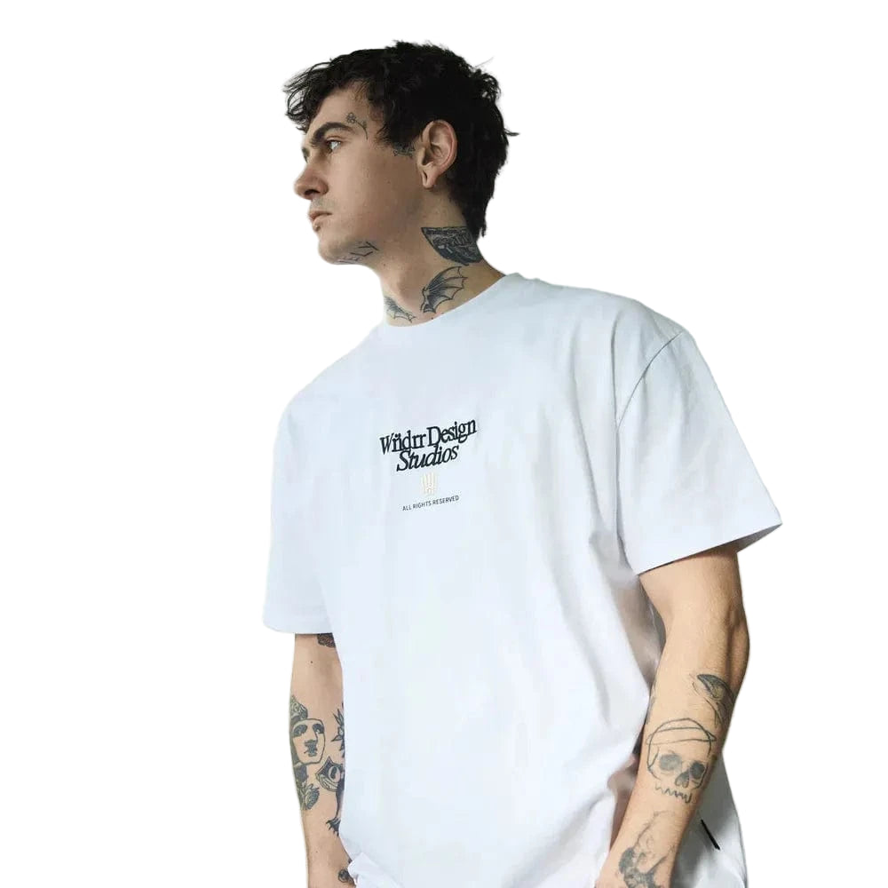WNDRR Atelier Box Fit Tee - White