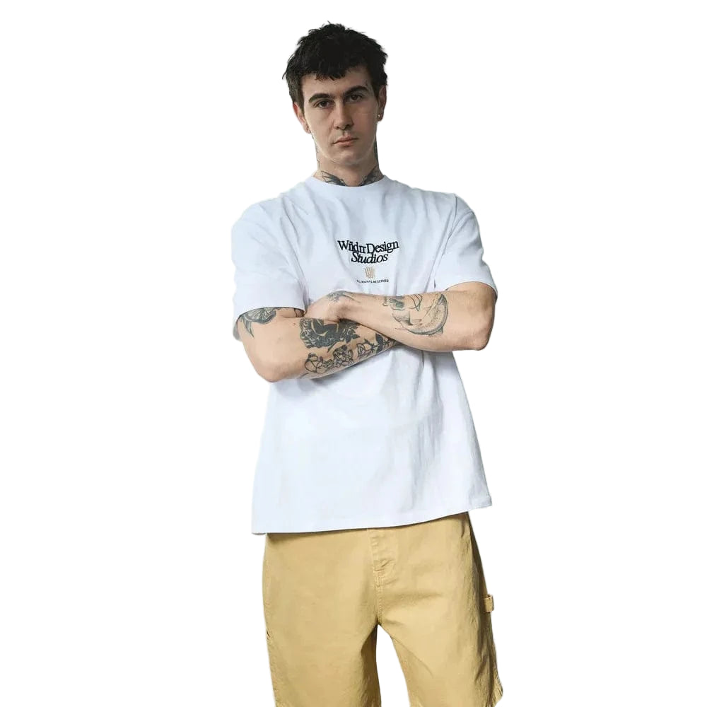 WNDRR Atelier Box Fit Tee - White