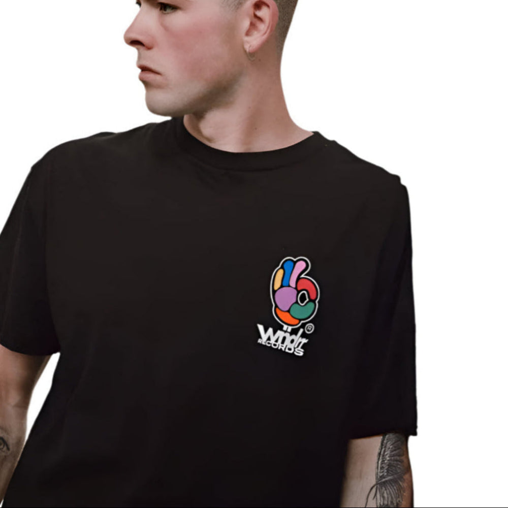 WNDRR Benny Box Fit Tee - Black