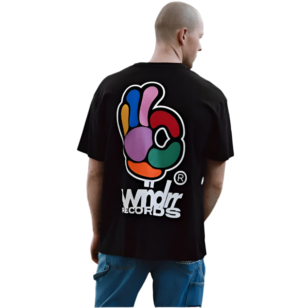 WNDRR Benny Box Fit Tee - Black