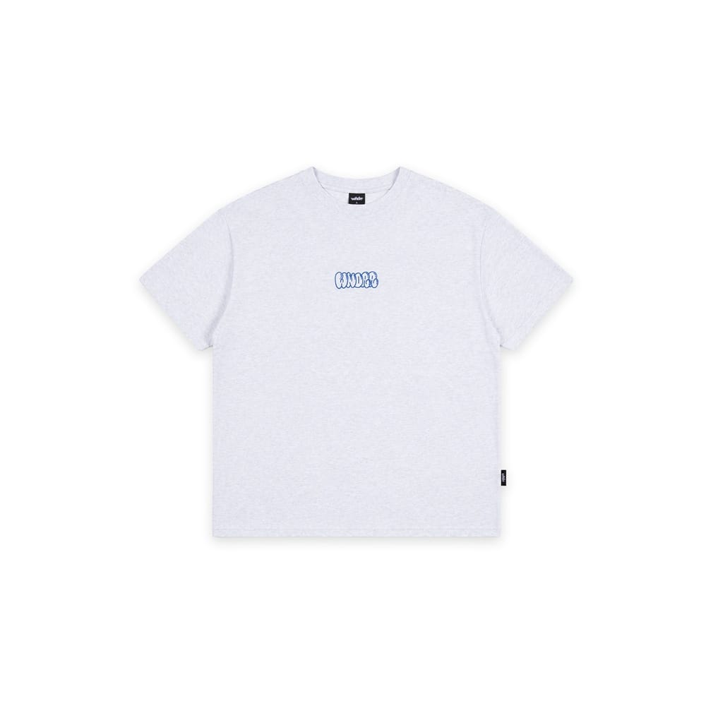 WNDRR Blissed Out Box Fit Tee - White Marle