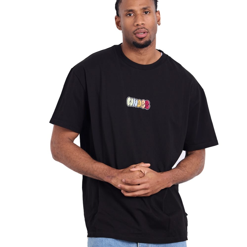 WNDRR Blissful Box Fit Tee - Black