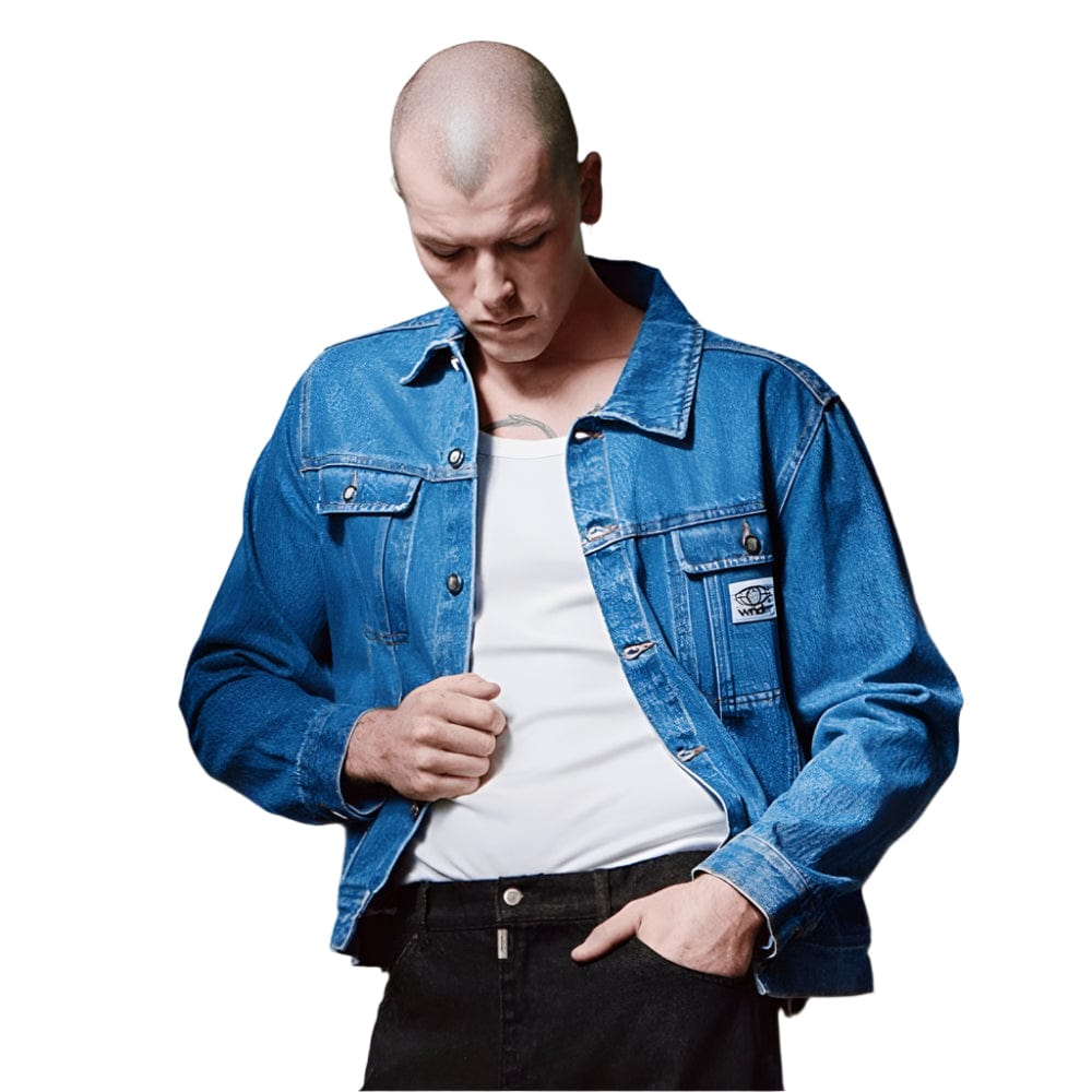 WNDRR Booster Denim Jacket - Blue