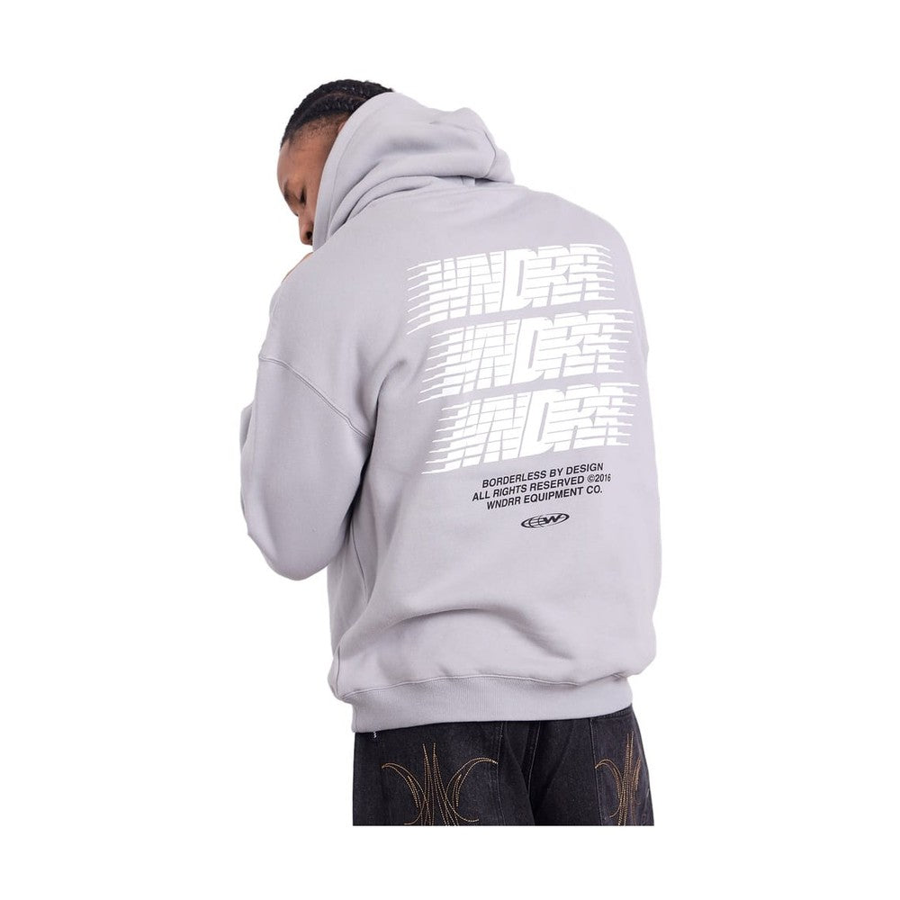 WNDRR Borderless Hood Sweat - Cement Grey