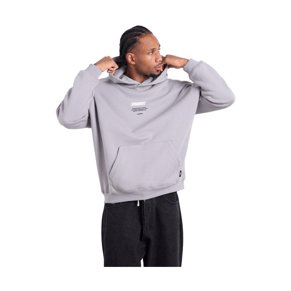 WNDRR Borderless Hood Sweat - Cement Grey