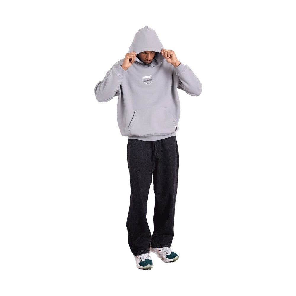 WNDRR Borderless Hood Sweat - Cement Grey
