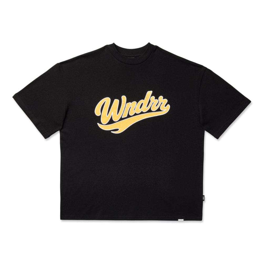 WNDRR Brushback Heavy Weight Tee - Black