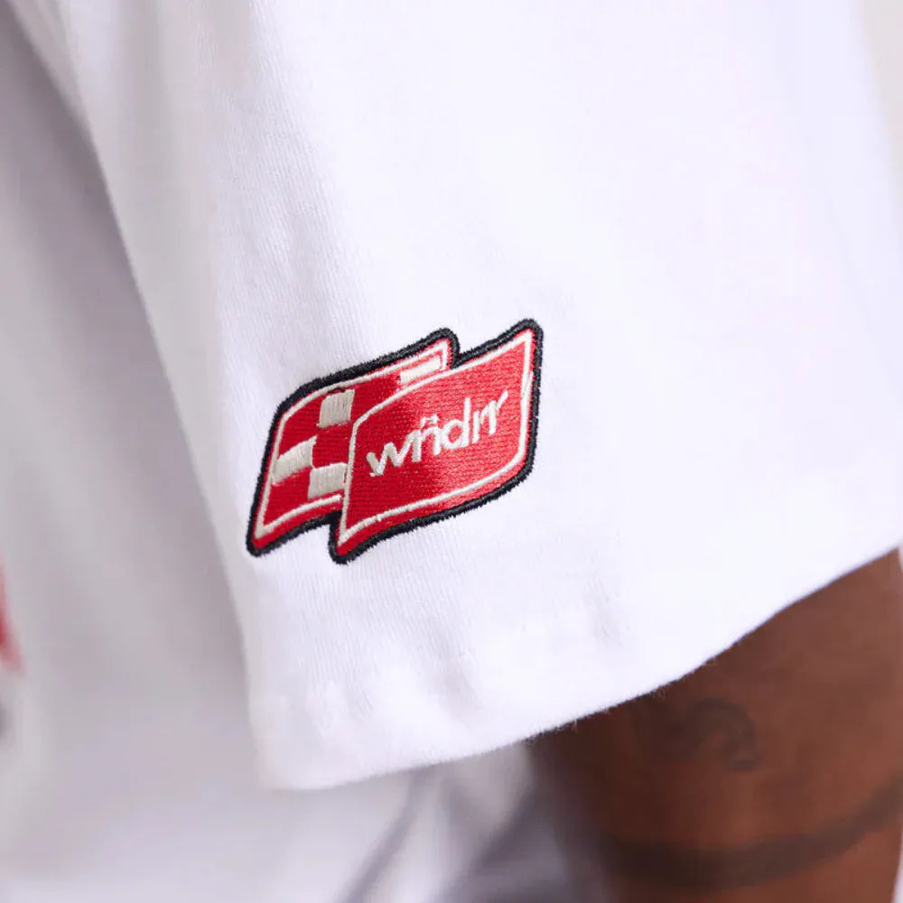 WNDRR Drivetrain Heavy Weight Tee - White
