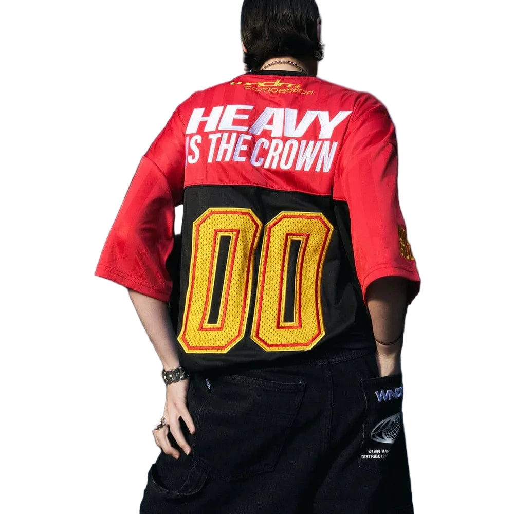 WNDRR Dynasty Quarterback Jersey - Red / Black