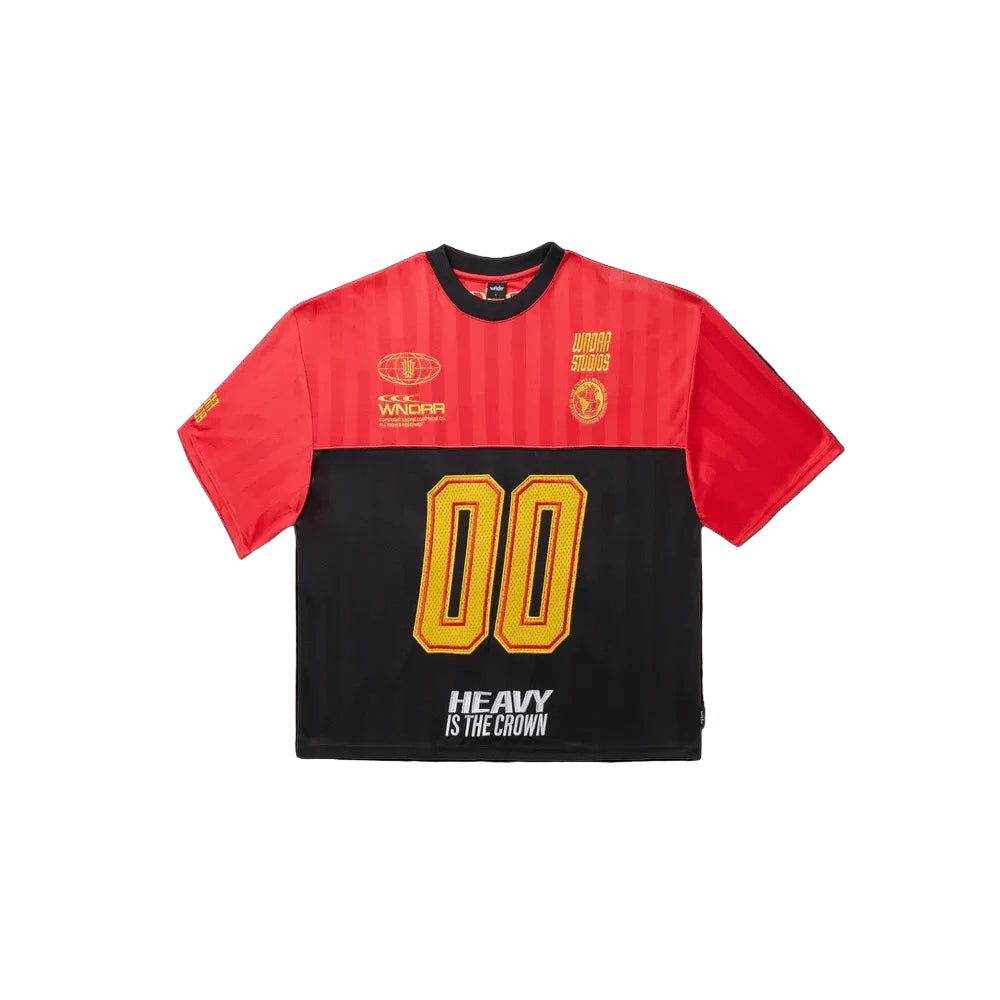 WNDRR Dynasty Quarterback Jersey - Red / Black