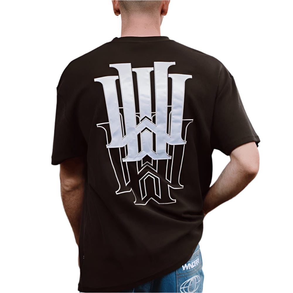WNDRR Faded French Terry Tee - Faded Black